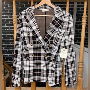 🌟 Altar’d State Plaid Blazer Size Small